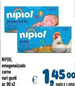Del Prete Distribuzioni Nipiol omogeneizzato carne offerta