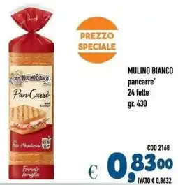 Del Prete Distribuzioni Mulino Bianco Pan Carrè offerta