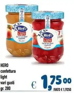 Del Prete Distribuzioni Hero confettura light offerta