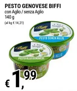 Tre Valli Supermercato Pesto genovese Biffi offerta