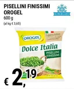 Tre Valli Supermercato Pisellini finissimi Orogel offerta