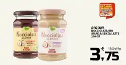 SpesaPiù Supermercati Rigoni Nocciolata Bio offerta