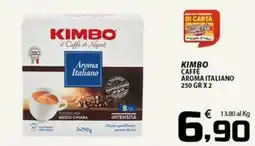 SpesaPiù Supermercati Kimbo Caffè Aroma Italiano offerta