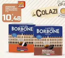 SpesaPiù Supermercati Caffè Borbone Nobile offerta