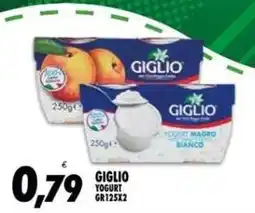 Compri Meglio Giglio yogurt magro bianco offerta
