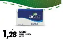 Compri Meglio Giglio burro panetto offerta