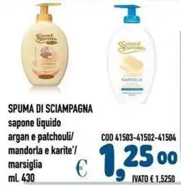 Del Prete Distribuzioni Spuma di Sciampagna sapone liquido offerta