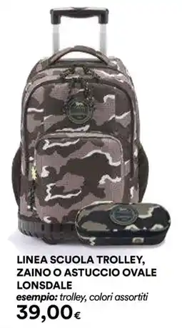 Ipercoop Zaino o astuccio ovale Lonsdale offerta