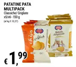 Tre Valli Supermercato Patatine Pata offerta