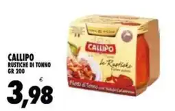 Compri Meglio Callipo Rustiche di Tonno offerta