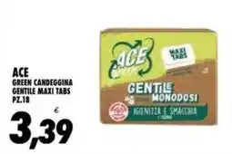 Compri Meglio Ace green candeggina gentile maxi tabs offerta