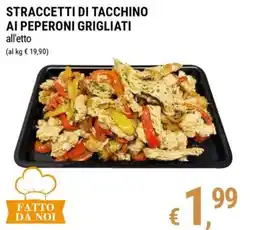 Tre Valli Supermercato Straccetti di tacchino ai peperoni grigliati offerta