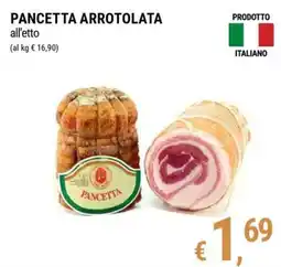 Tre Valli Supermercato Pancetta arrotolata offerta