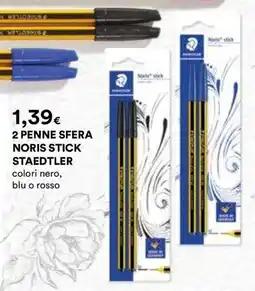 Ipercoop Penne sfera Noris Stick Staedtler offerta