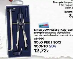 Ipercoop Linea compassi Staedtler offerta
