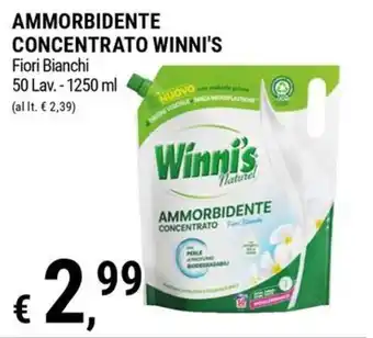 Ammorbidente concentrato Winni's Fiori Bianchi