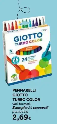 Ipercoop Pennarelli Giotto Turbo Color offerta