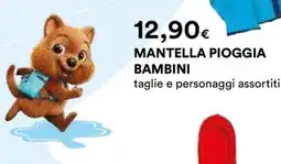Ipercoop Mantella pioggia bambini offerta