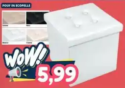 Cossuto Pouf in ecopelle offerta