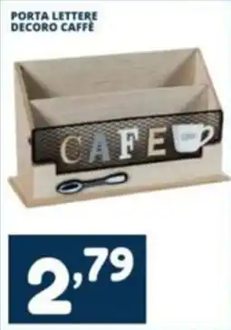 Cossuto Porta lettere decoro caffè offerta