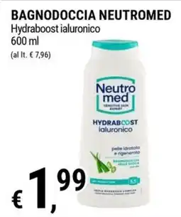 Tre Valli Supermercato Bagnodoccia Neutromed Hydraboost ialuronico offerta