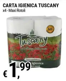 Tre Valli Supermercato Carta igienica Tuscany offerta