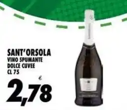 Compri Meglio Sant'Orsola vino spumante dolce cuvee offerta