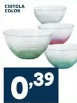 Cossuto Ciotola color offerta