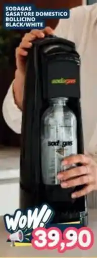 Cossuto Sodagas gasatore domestico bollicino offerta