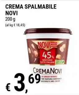 Tre Valli Supermercato Crema spalmabile Novi offerta