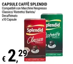 Tre Valli Supermercato Splendid Classico offerta
