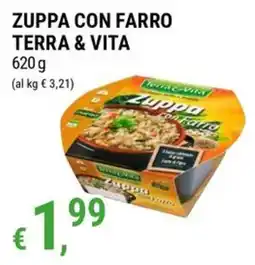 Tre Valli Supermercato Zuppa con farro Terra & Vita offerta
