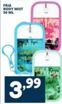 Cossuto Fria body mist offerta