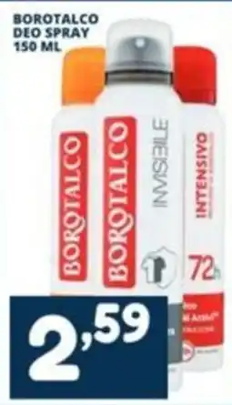Cossuto Borotalco deo spray offerta