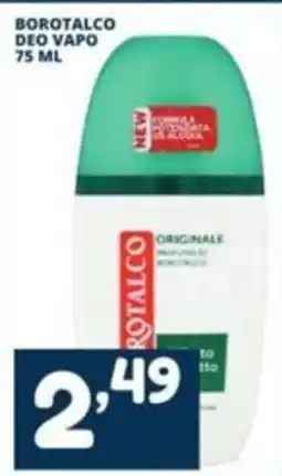 Cossuto Borotalco deo vapo originale offerta