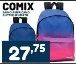 Cossuto Zaino americano glitter sfumato offerta