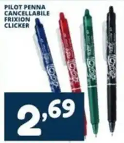 Cossuto Pilot penna cancellabile Frixion Clicker offerta