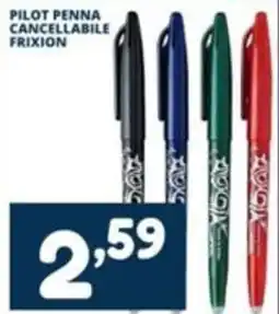 Cossuto Penna cancellabile Frixion offerta