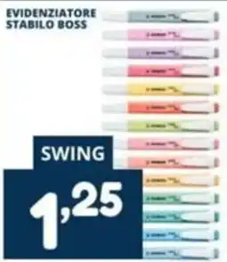 Cossuto Evidenziatore Stabilo Boss Swing offerta