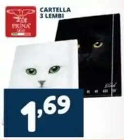 Cossuto Cartella 3 lembi offerta