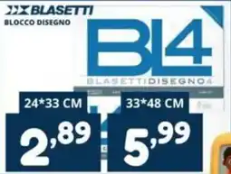 Cossuto Blocco disegno Blasetti BL4 offerta
