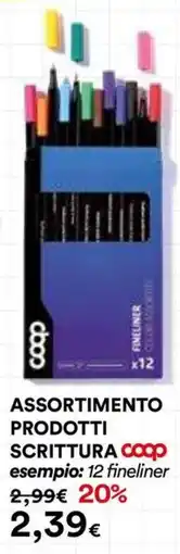 Ipercoop Assortimento prodotti scrittura coop offerta