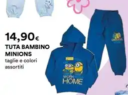 Ipercoop Tuta bambino Minions offerta