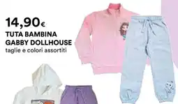 Ipercoop Tuta bambina Gabby Dollhouse offerta