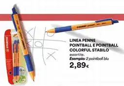 Ipercoop Penne Pointball e Pointball Colorful Stabilo offerta