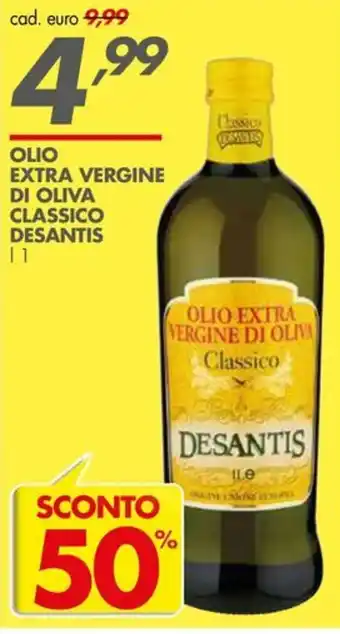 Olio extra vergine di oliva classico Desantis