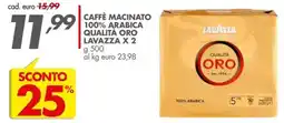 Italmark Caffè macinato Qualità Oro Lavazza offerta
