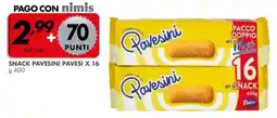 Italmark Snack Pavesini Pavesi offerta