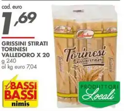 Italmark Grissini stirati torinesi Valledoro offerta