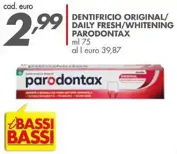 Italmark Dentifricio Original/ Daily Fresh/Whitening Parodontax offerta